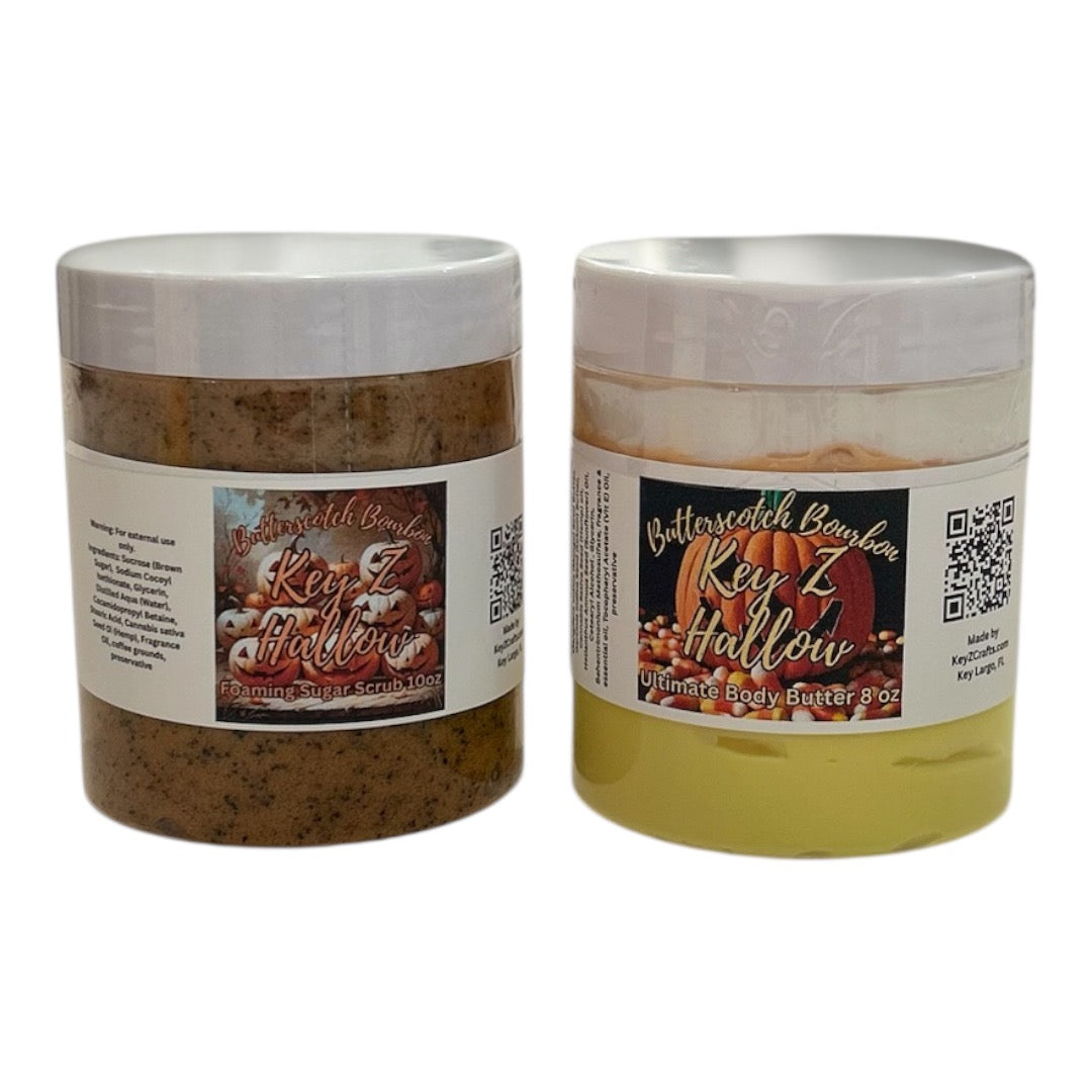 Key Z Hallow Foaming Sugar Scrub 8 oz