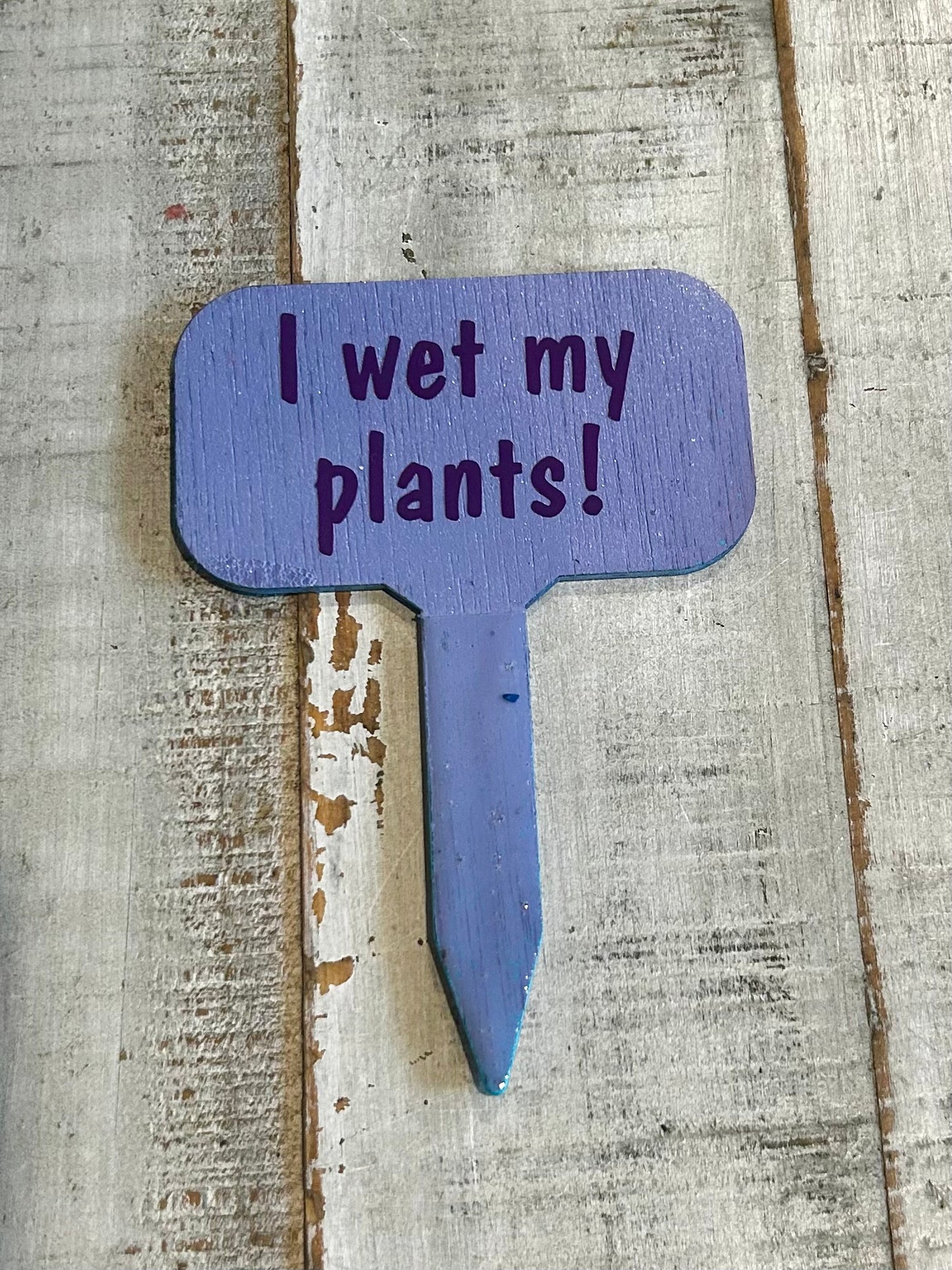 Wooden Plant Signs