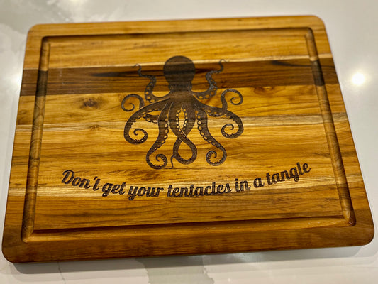 Octopus Charcuterie Board