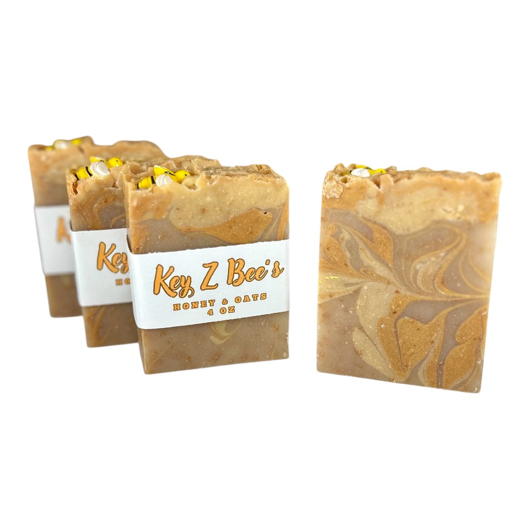 Key Z Bees Honey & Oats Artisan Soap