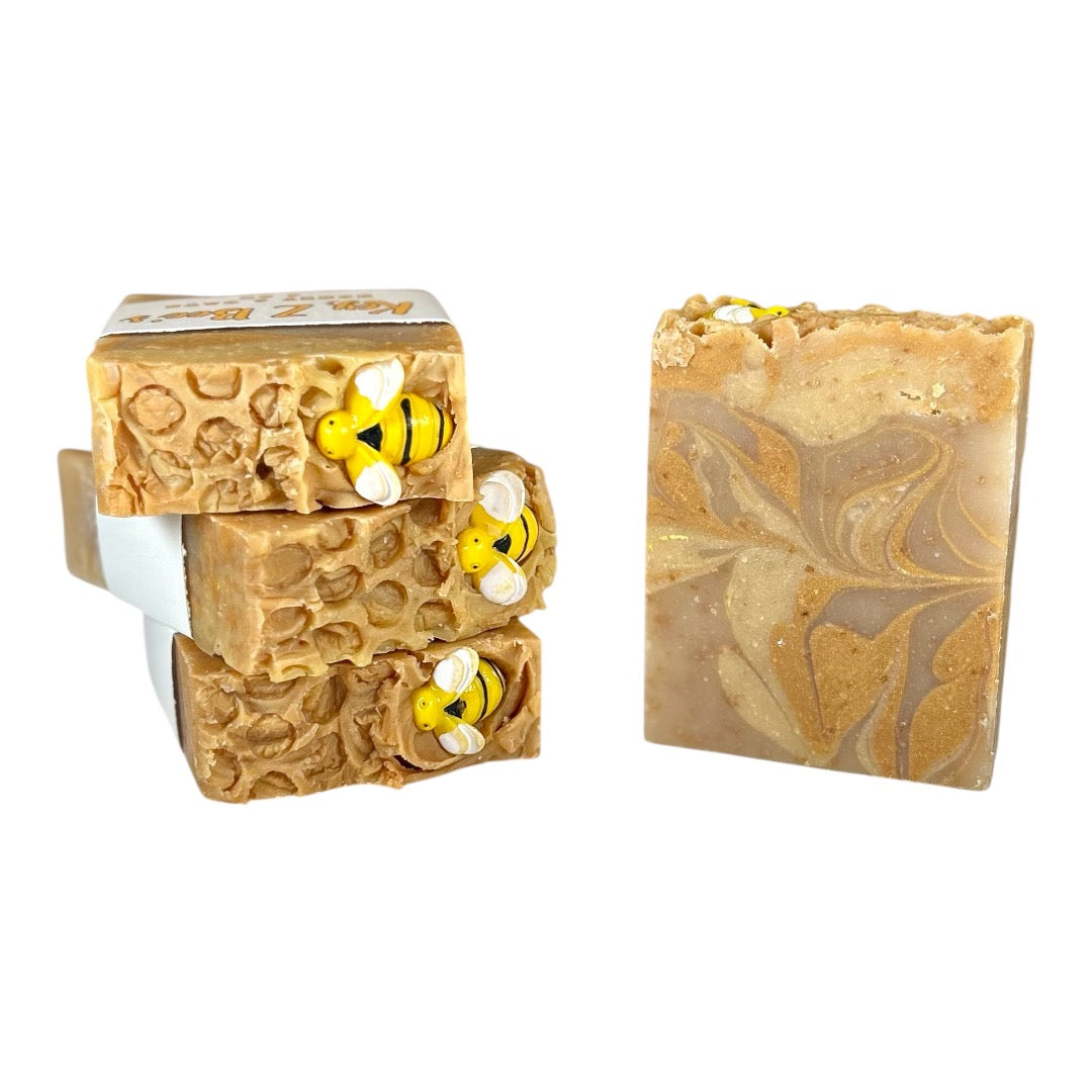 Key Z Bees Honey & Oats Artisan Soap