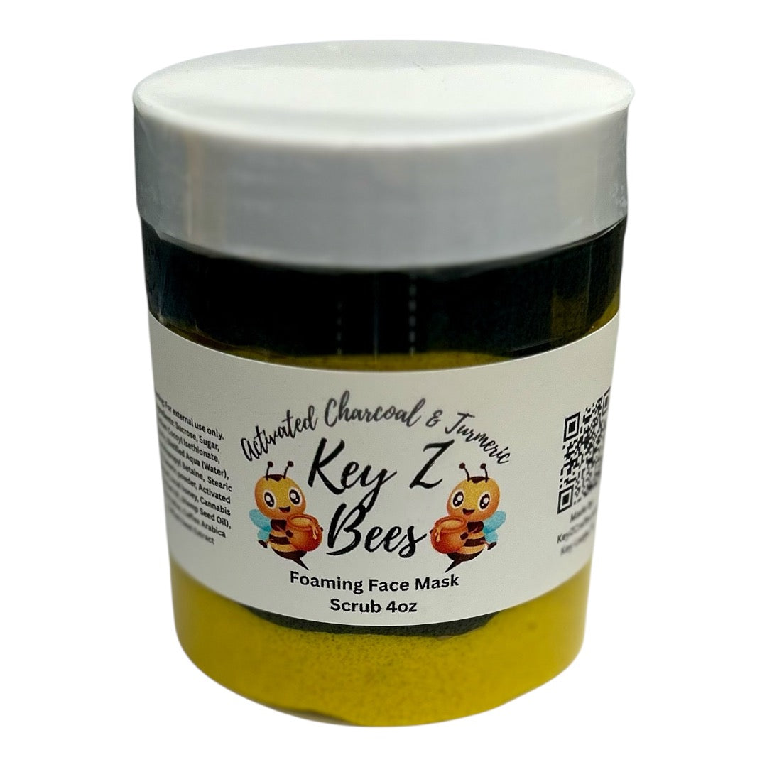 Key Z Bees Foaming Face Mask Scrub 8oz