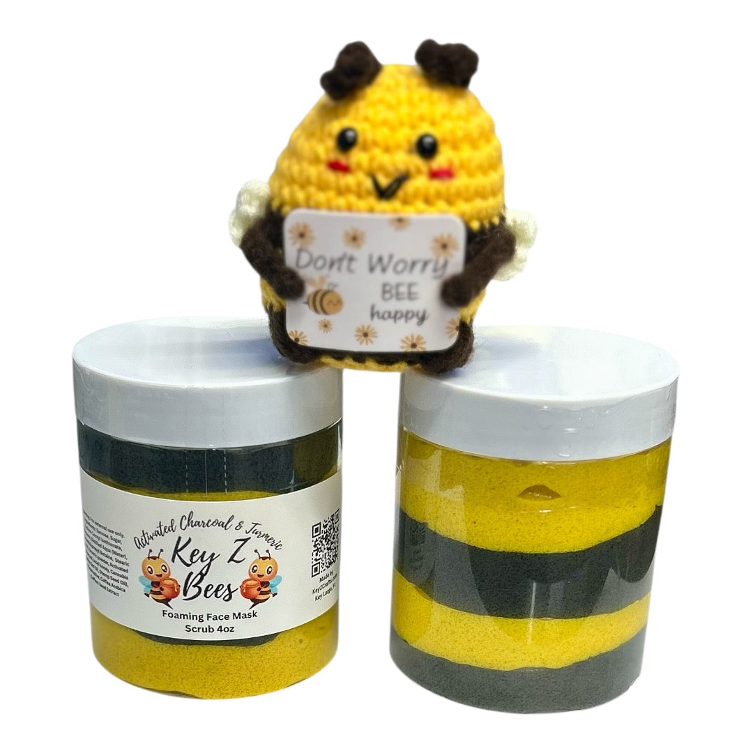 Key Z Bees Foaming Face Mask Scrub 8oz