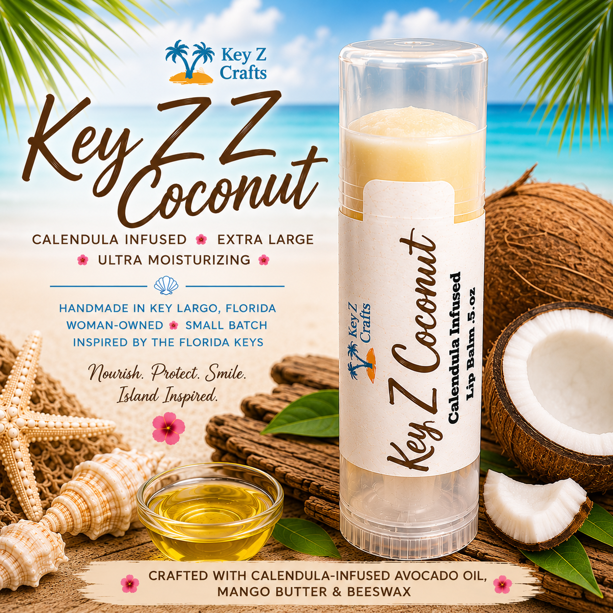 Key Z Lips Lip Balm – Oversized 0.5 oz