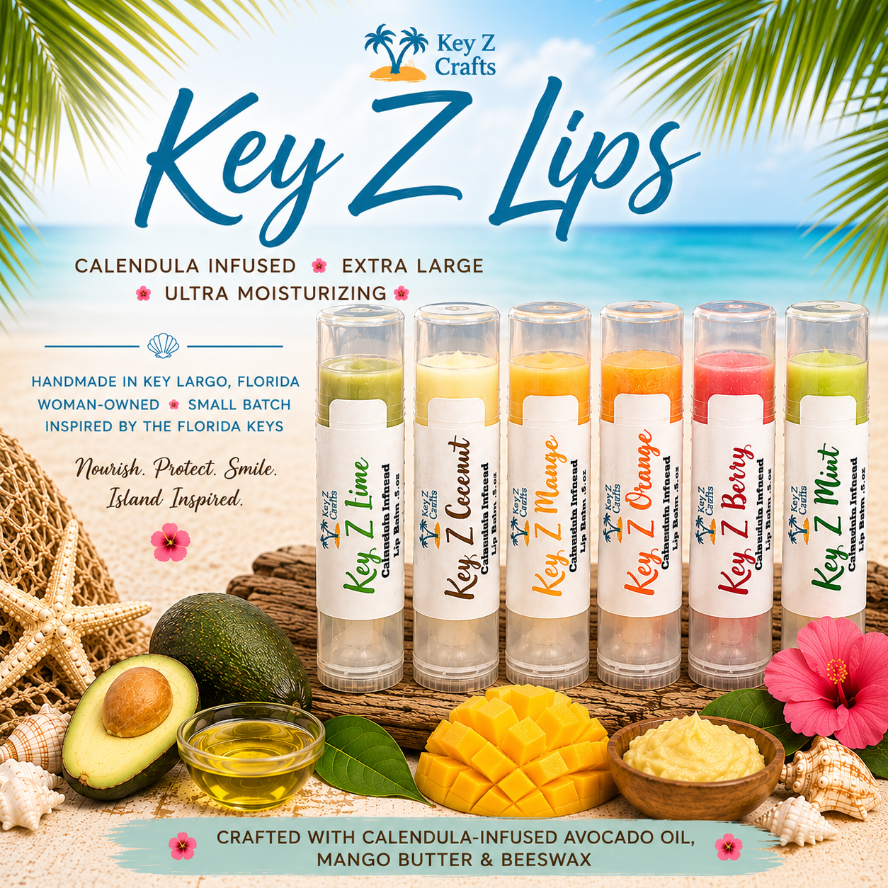 Key Z Lips Lip Balm – Oversized 0.5 oz