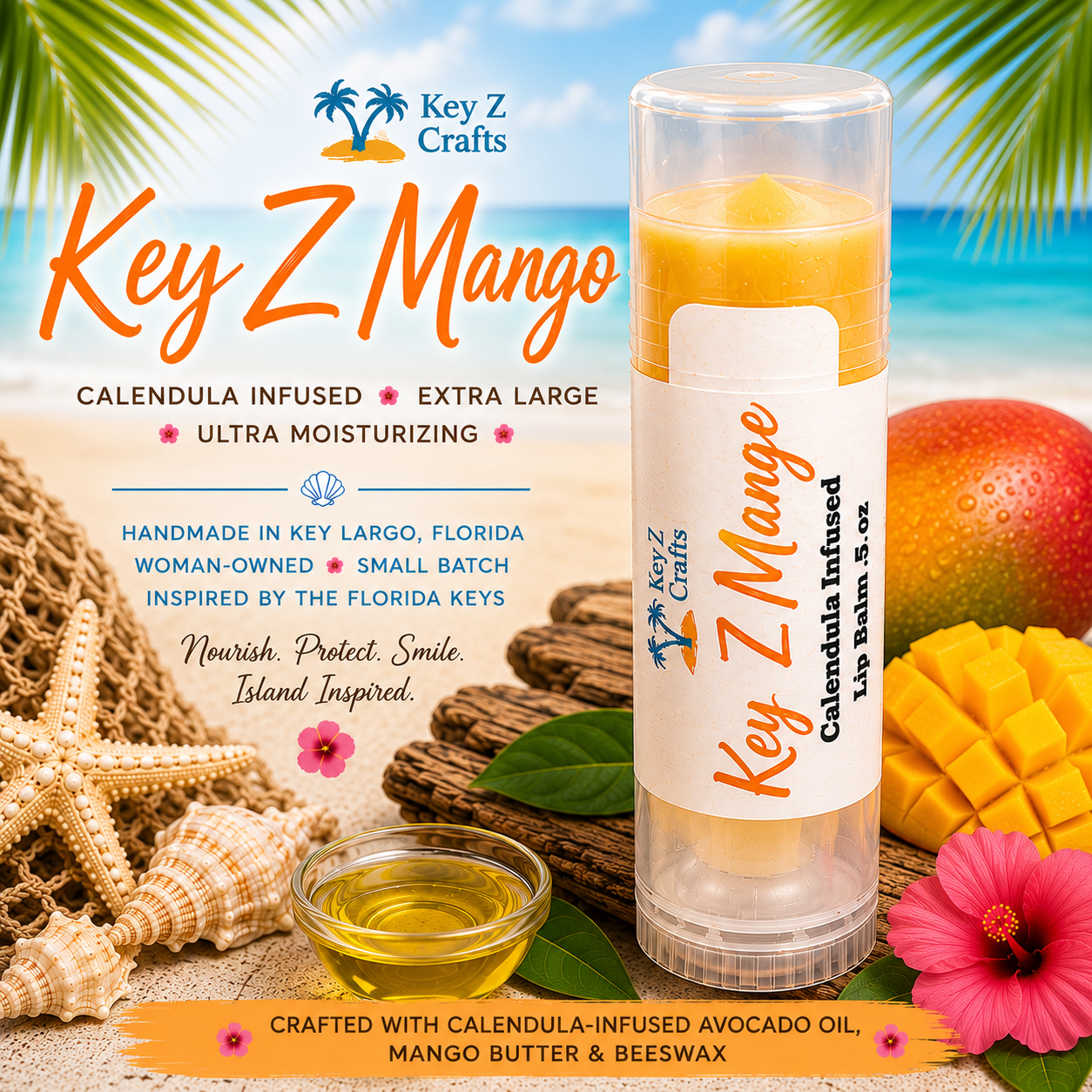 Key Z Lips Lip Balm – Oversized 0.5 oz