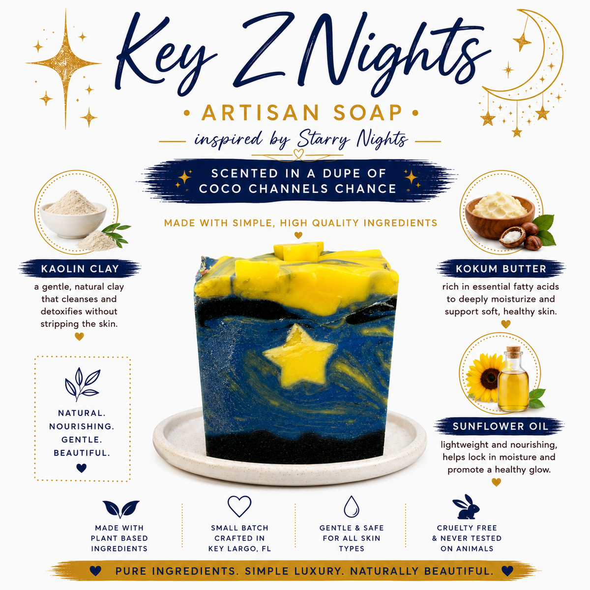 Key Z Nights Artisan Soap