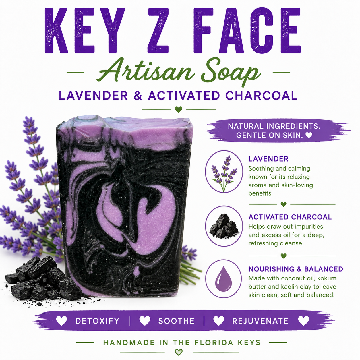 Key Z Face Handcrafted Artisan Soap