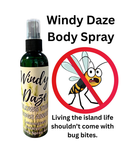 Windy Daze Body Spray – Lemongrass & Eucalyptus (4 oz)