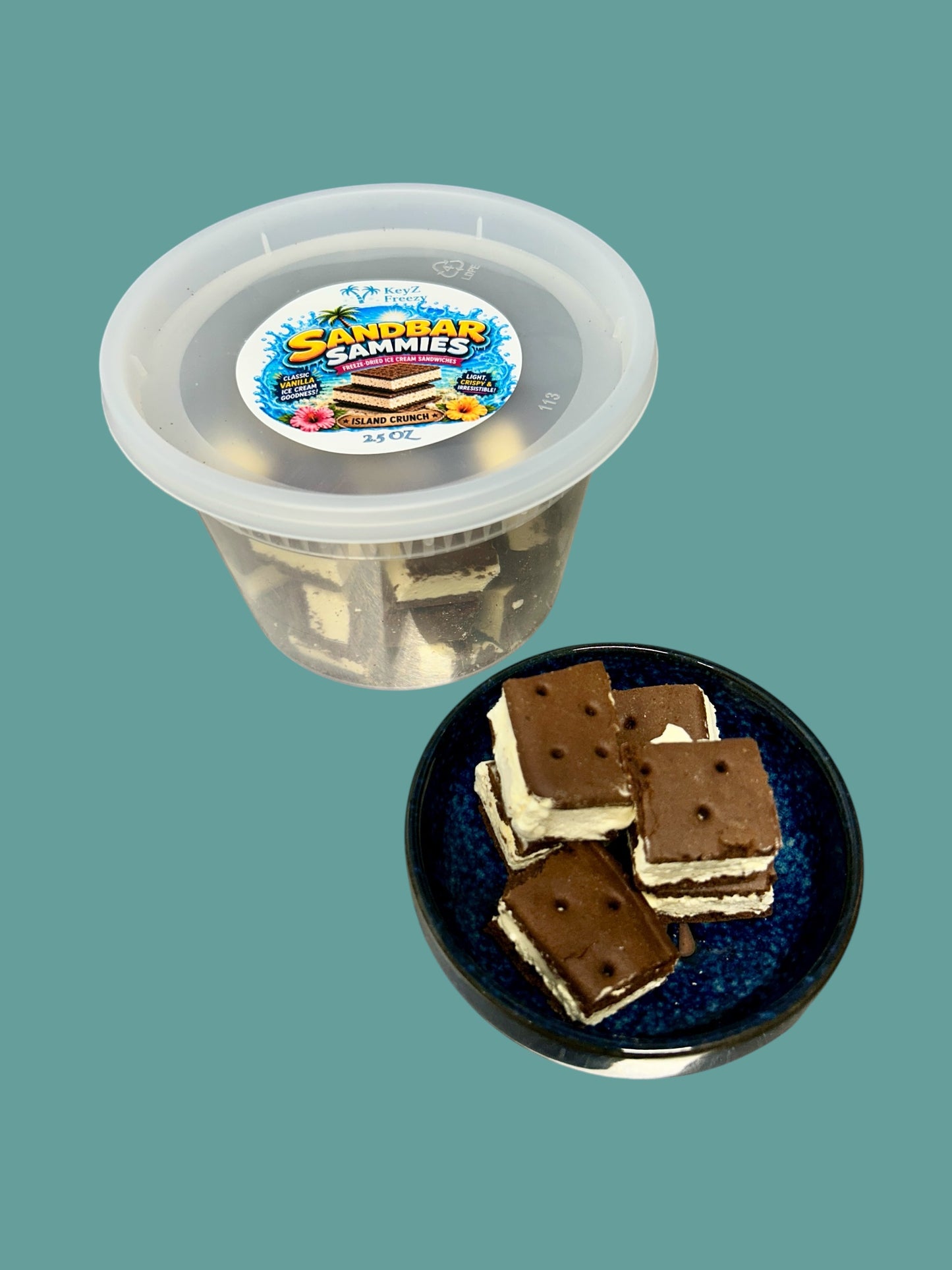 Sandbar Sammies| Freeze-Dried Vanilla Ice Cream Sandwiches
