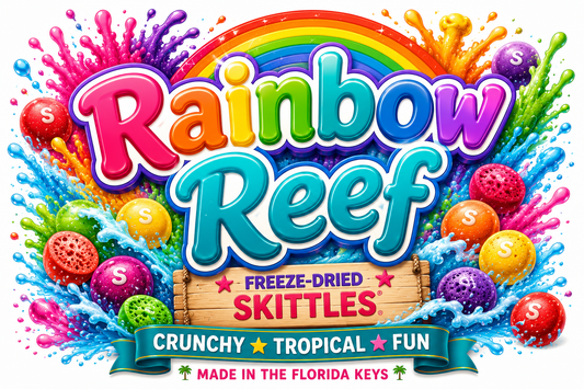 Rainbow Reef - Freeze Dried Skittles