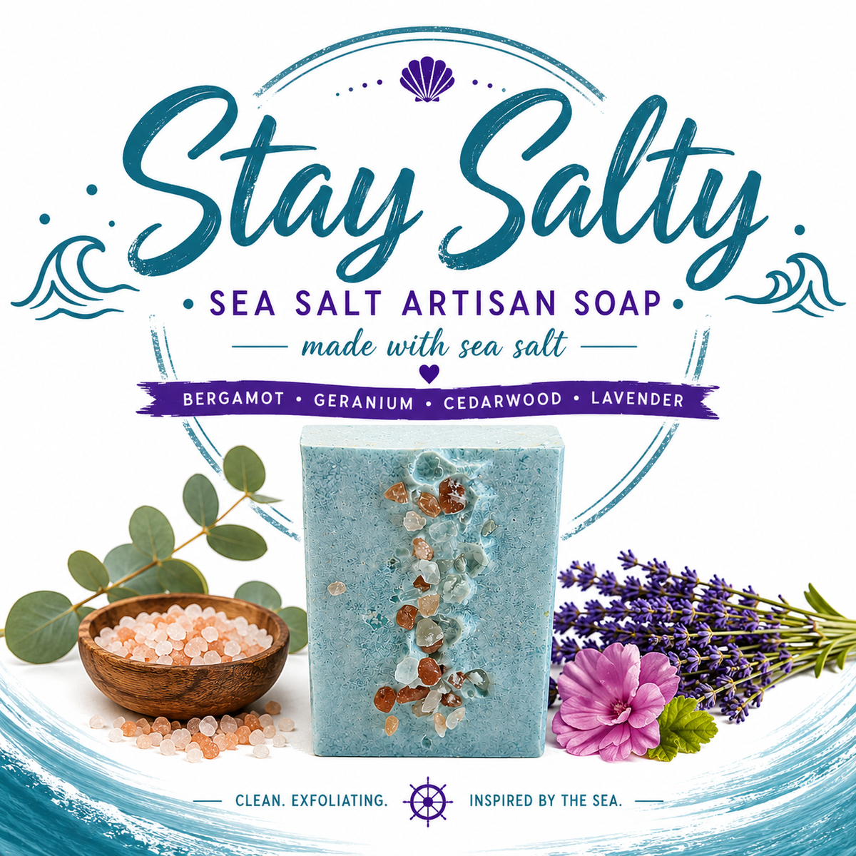 Stay Salty Sea Salt Artisan Soap