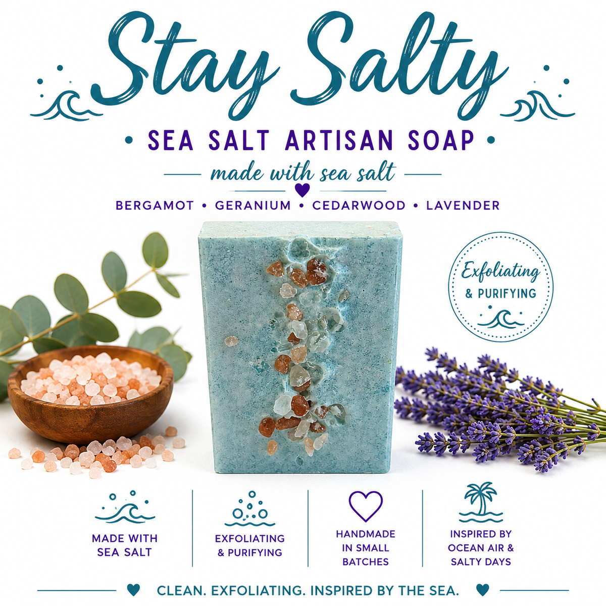 Stay Salty Sea Salt Artisan Soap