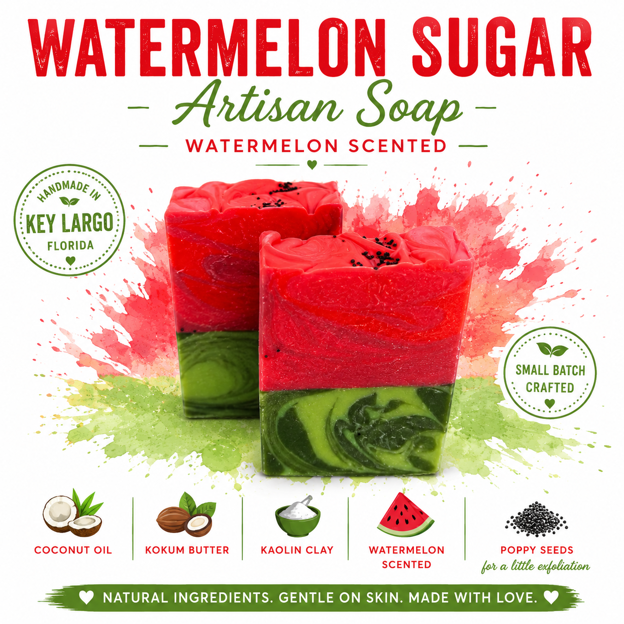 Watermelon Sugar Artisan Soap